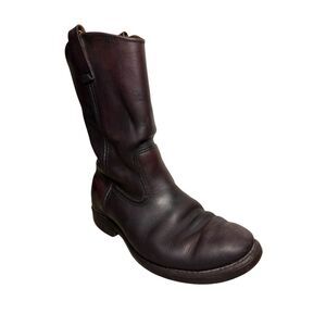 Red Wing Men’s 9 Cherry Brown Leather Soft Toe Boots